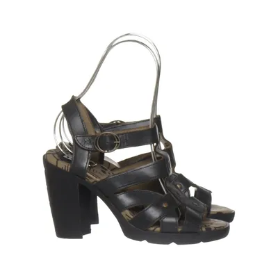 Sandales à talons hauts (Noir) de Fly London Cuir
