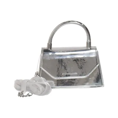 Handtas (Zilver) van Steve Madden Polyurethaan, Gerecycled polyester