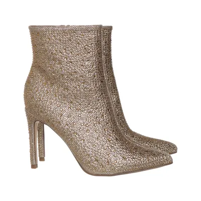 Bottes à talons (Or) de Super Me