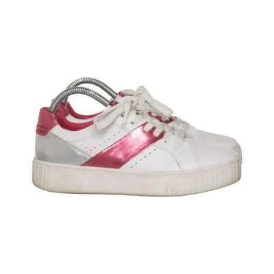 Baskets (Blanc, Rose, Argent) de Marco Tozzi