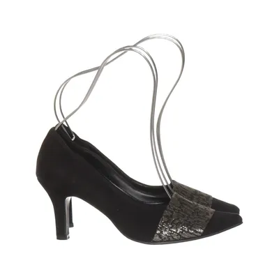 Escarpins (Noir, Or) de Line Collection