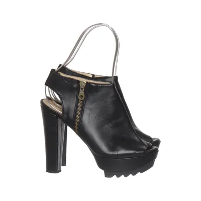 Bottes à talons (Noir) de Versace 1969 Cuir