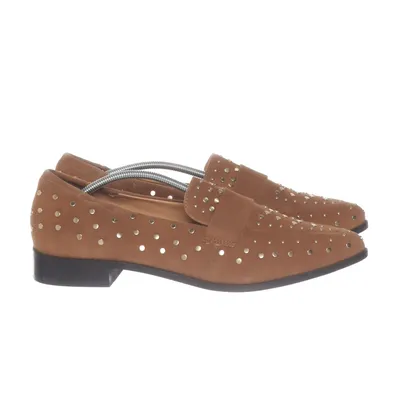 Loafers (Brown, Gold) from Copenhagen Shoes Suede