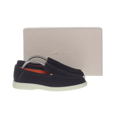 Loafers (Blue) from Santoni