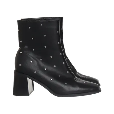 Bottes à talons (Noir) de Kiabi Cuir