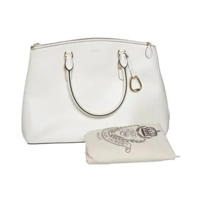 Handtas (Wit) van Lauren Ralph Lauren Leer, Polyester