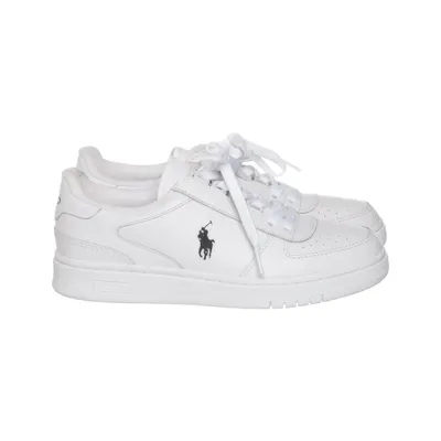 Baskets (Blanc) de Polo Ralph Lauren Cuir, Polyester