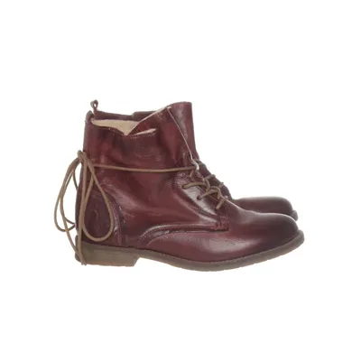 Laced boots (Red) from Landrover Leather