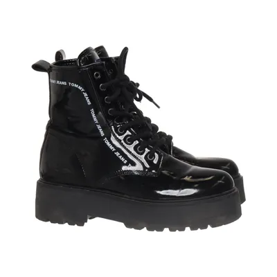 Laced boots (Patent Lace Up Boot) from Tommy Hilfiger Jeans