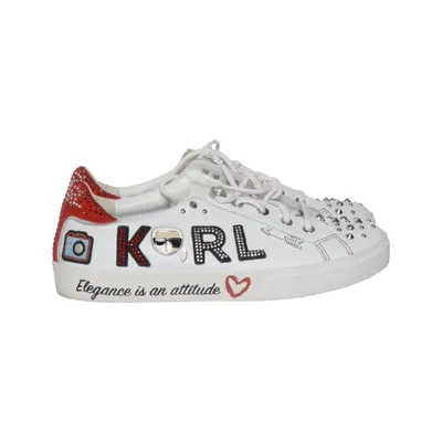 Sneaker (Weiß, Mehrfarbig) von Karl Lagerfeld Leder