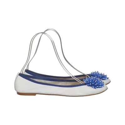 Ballerinasko (Hvid, Blå) fra Florsheim