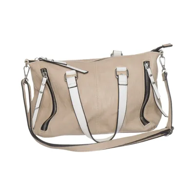 Håndtaske (Beige) fra Don Donna Polyester, Polyurethan