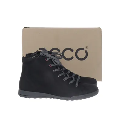 Laced boots (Black) from Ecco Leather