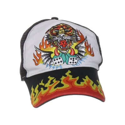 Trucker cap (Sort, Flerfarvet) fra Ed Hardy Bomuld, Polyester