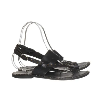 Sandalen (Zwart) van Sache Leer