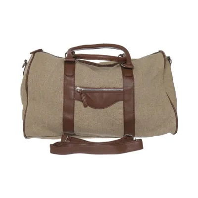 Håndtaske (Beige, Brun) fra Lindex Bomuld, Polyester, Polyurethan