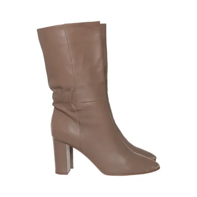 Heeled boots (Beige) from Lola Cruz