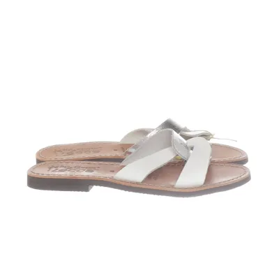 Slip-ins (Wit, Zilver) van Stella d'Otranto Leer