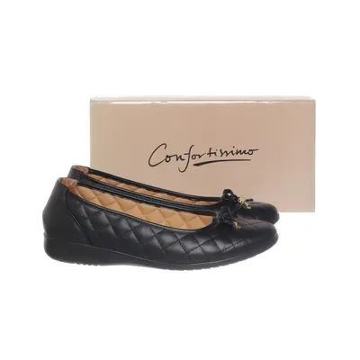 Ballerina's (Zwart) van Con for Tissimo Leer