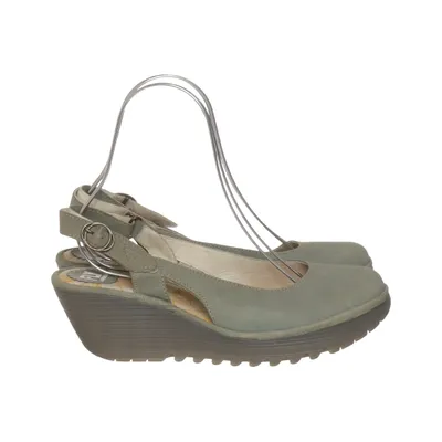 Chaussure compensées (Vert) de Fly London