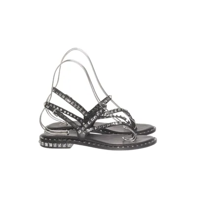 Sandalen (Zwart, Zilver) van ASH Leer
