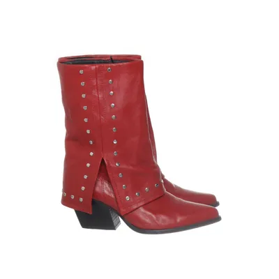 Ankle boots (Red) from Sacha Leather