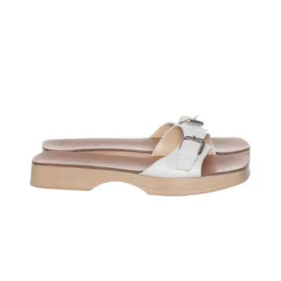 Clogs (White, Brown) from By Far