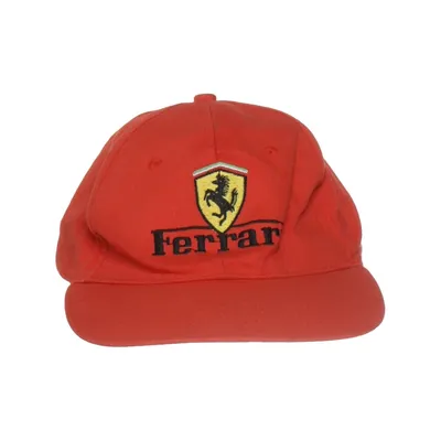 Honkbalpet (Rood) van Ferrari Katoen