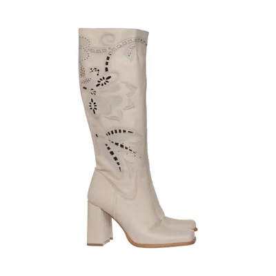 Boots (Beige) from L'Estrosa Leather