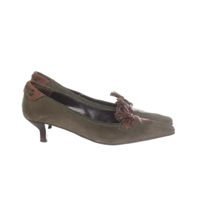 High heels (Green) from Bravo Java Leather