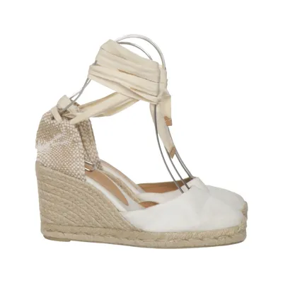 Wedges (Carina) from Castañer Cotton, Leather