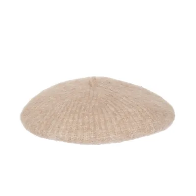 Beret (Beige) from WERA Acrylic, Alpaca wool, Elastane, Polyamide