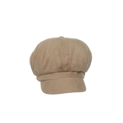Newsboy cap (Beige) Polyester
