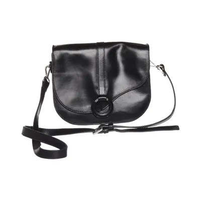 Shoulder-bag (Black) from WERA Cotton, Leather