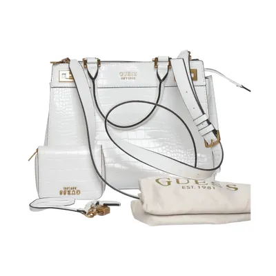 Handtas (Wit) van Guess Katoen