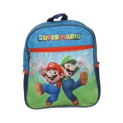 Backpack (Blue, Multicolored) from Nintendo Polyester