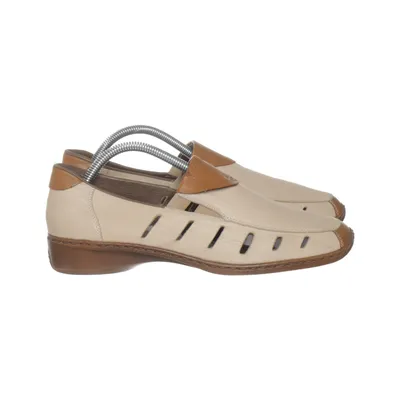 Loafers (Beige, Brown) from Rieker Antistress Leather