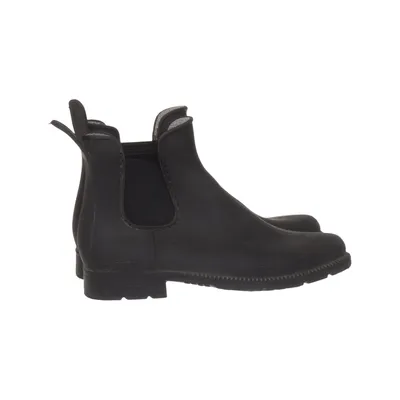 Low rubber boots (Black) from Essensole Leather