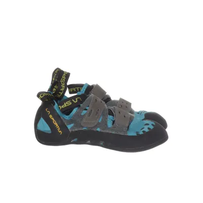 Climbing shoes (Blue, Gray, Black) from La Sportiva
