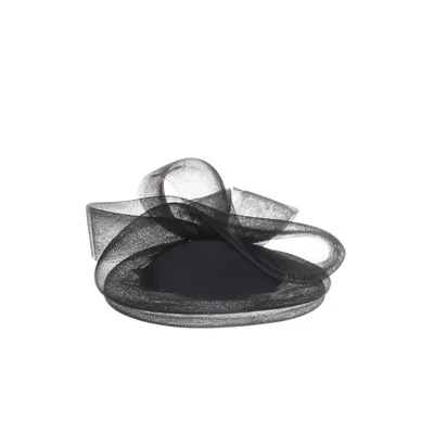 Pillbox hat (Black) from Cupids Millinery