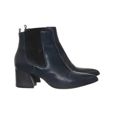 Bottes à talons (Bleu) de Pedag International Leather Cuir