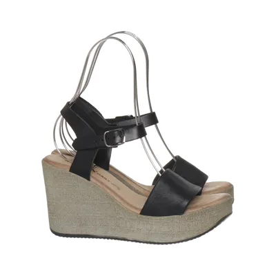 Chaussure compensées (Noir) de Tata Italia Cuir
