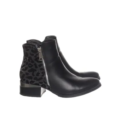 Heeled boots (Black, Gray) from Super Mode