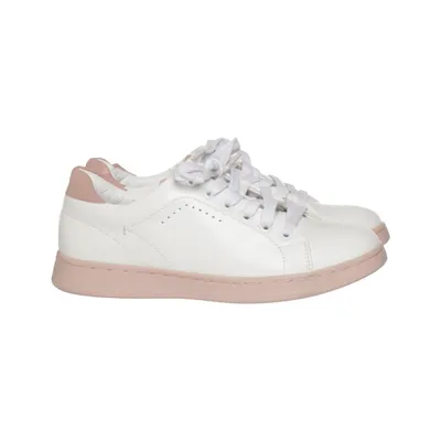 Sneakers (White, Pink) from Active Fashion Leather