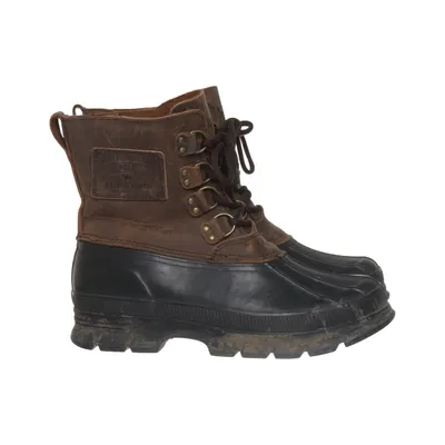 Laced boots (Black, Brown) from Polo Ralph Lauren Leather