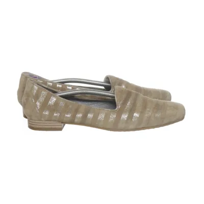 Loafers (Beige, Goud) van Maripe Leer