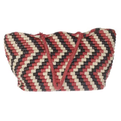 Strandtas (Beige, Rood, Zwart) van Zara Trafaluc