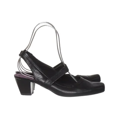 High heels (Black) from Marco Tozzi Leather