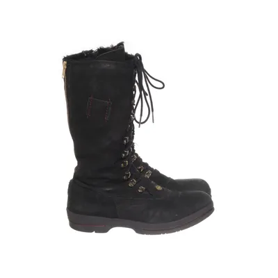 Laced boots (Black) from Canada Snow Leather