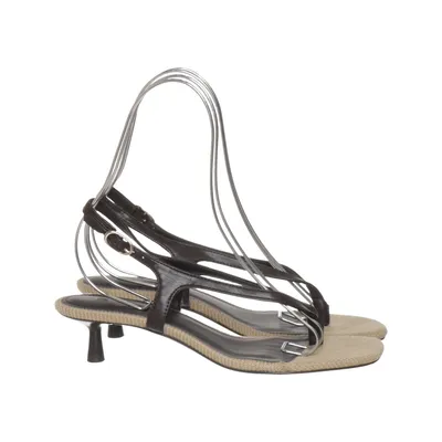 Højhælede sandaler (Brun, Flerfarvet) fra H&M